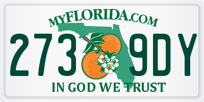 FL license plate 2739DY