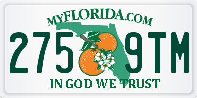 FL license plate 2759TM