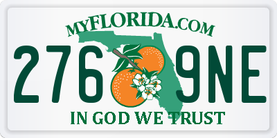 FL license plate 2769NE