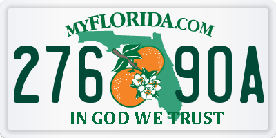 FL license plate 2769OA