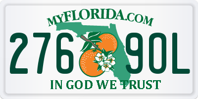 FL license plate 2769OL