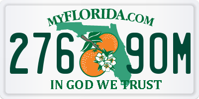 FL license plate 2769OM