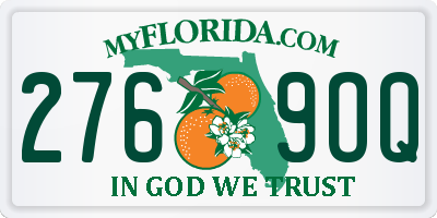 FL license plate 2769OQ