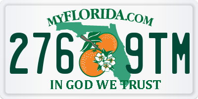 FL license plate 2769TM