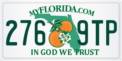 FL license plate 2769TP