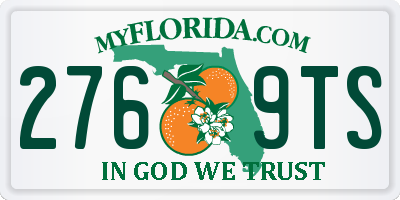 FL license plate 2769TS