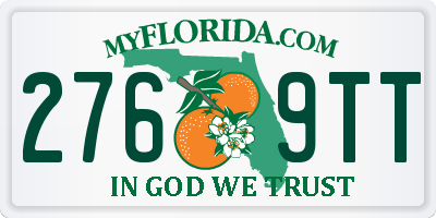 FL license plate 2769TT