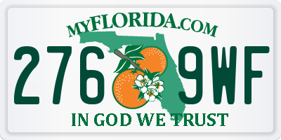 FL license plate 2769WF