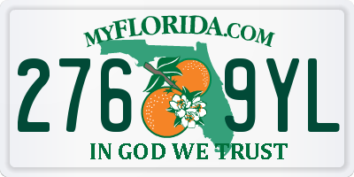 FL license plate 2769YL