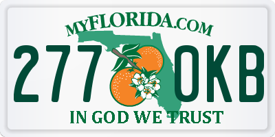 FL license plate 2770KB