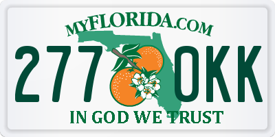 FL license plate 2770KK