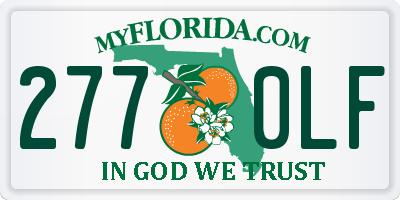 FL license plate 2770LF