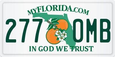 FL license plate 2770MB