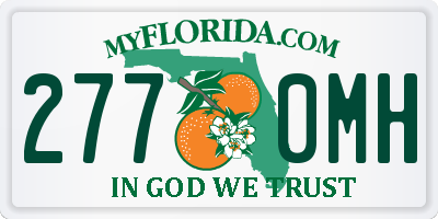 FL license plate 2770MH