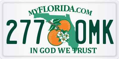 FL license plate 2770MK