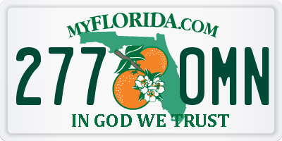 FL license plate 2770MN