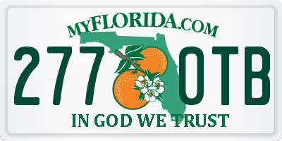 FL license plate 2770TB