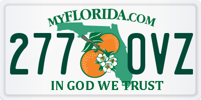 FL license plate 2770VZ