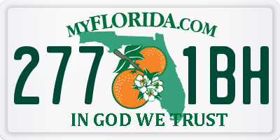 FL license plate 2771BH