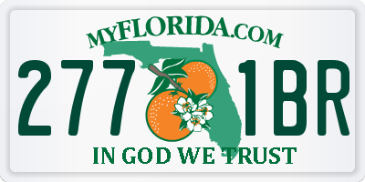 FL license plate 2771BR