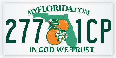 FL license plate 2771CP