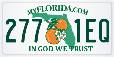 FL license plate 2771EQ