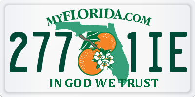 FL license plate 2771IE