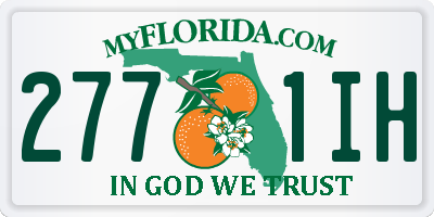 FL license plate 2771IH