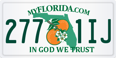 FL license plate 2771IJ