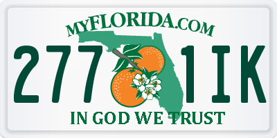 FL license plate 2771IK