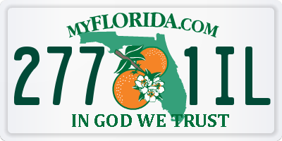 FL license plate 2771IL