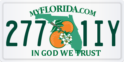 FL license plate 2771IY