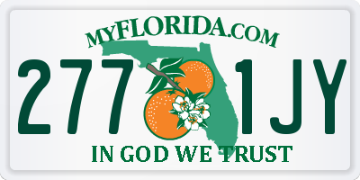 FL license plate 2771JY