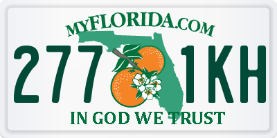 FL license plate 2771KH