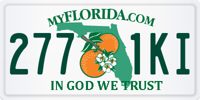 FL license plate 2771KI