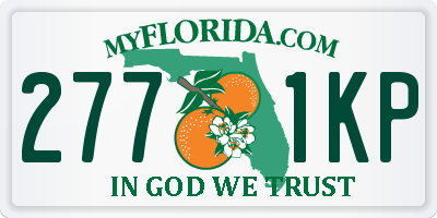FL license plate 2771KP