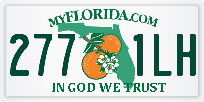 FL license plate 2771LH