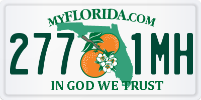 FL license plate 2771MH