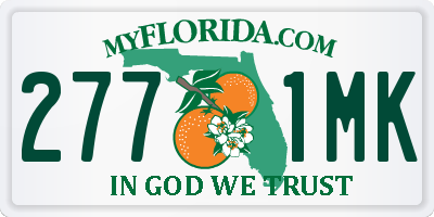 FL license plate 2771MK