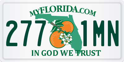 FL license plate 2771MN