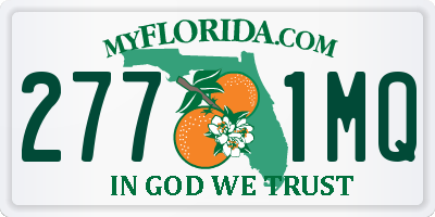 FL license plate 2771MQ