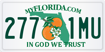 FL license plate 2771MU