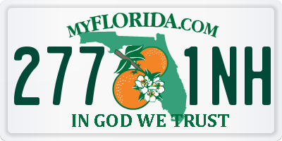 FL license plate 2771NH