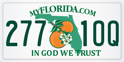 FL license plate 2771OQ