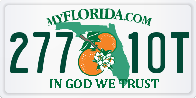 FL license plate 2771OT