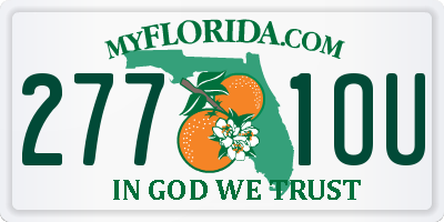 FL license plate 2771OU