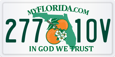 FL license plate 2771OV