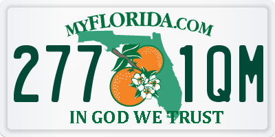 FL license plate 2771QM