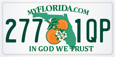 FL license plate 2771QP