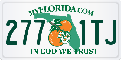 FL license plate 2771TJ